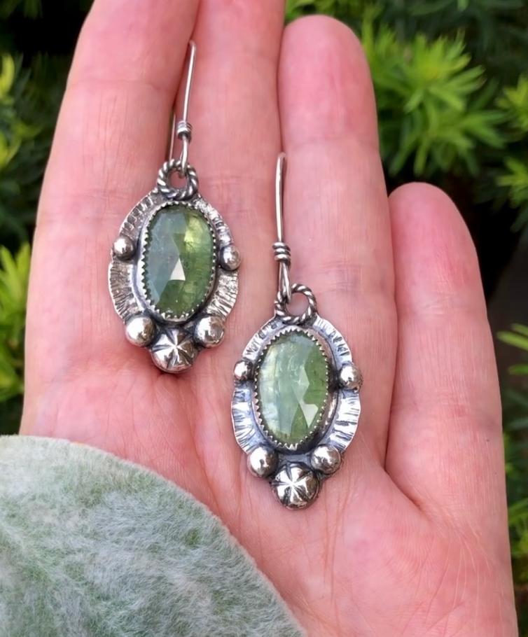 Gem And Silver Alchemy - Earrings